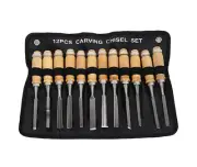 Wood Carving Chisel Set Professional Wood Carving Tools pcs Carrying Case