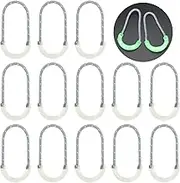 20pcs Self Luminous Zipper Pull Cord Replacements, Glow in The Dark, for Outdoor Gear, Backpacks, Jackets, Purses, Clothing, Traveling Cases