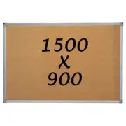 New Corkboard Pin Board 1500mm x 900mm Notice Board Pinnable Whiteboards Direct
