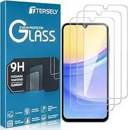 [3-Pack] T Tersely 9H Tempered Glass Screen Protector for Samsung Galaxy A15 4G/5G, Case Friendly, Ultra-clear, Shatterproof Anti-Scratch Film Screen Protector
