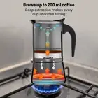 Stovetop & Induction Cooktop Espresso & Coffee Maker/Mocha, 200 Ml, Stainless