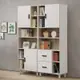Homelike 珍妮4.4尺組合書櫃-132x40x192cm 開放式書櫃 展示櫃 置物櫃 收納櫃