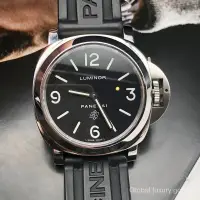 在飛比找蝦皮購物優惠-LUMINOR系列精鋼黑盤PAM 00000手動機械男士腕錶