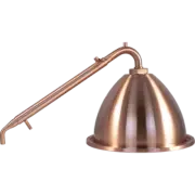 Still Spirits Alembic Distillation Dome Lid and Copper Alembic Condenser 12 inch