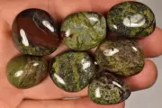7 *DRAGON BLOOD JASPER* TUMBLED STONES 84.7g 2-3cm Dragonstone Healing Crystals
