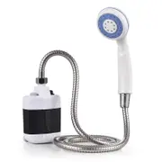 Portable Camping Shower Outdoor USB Rechargeable Electric Shower Pump for Camping Car Washing black