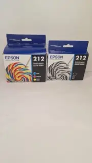 Epson 212 Black Ink And Cyan Magenta Yellow Ink Cartridge Still In Date