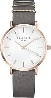 [Rosefield] Women's The West Village Watch Stainless Steel Velvet Grey