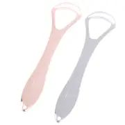 Double Layer Tongue Scraper Stainless Steel Oral Tongue Cleaner Mouth Br-xx CR