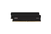 Crucial Pro 32GB (1x32GB) DDR5 UDIMM 5600MHz CL46 Black Heat Spreader Support Intel XMP AMD Ryzen for Desktop PC Gaming Memory