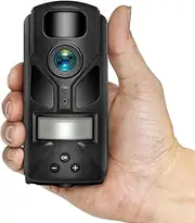 20MP Mini Trail Camera,1080P Trail Camera with No Glow 940nm Night Vision Motion Activated IP66 Waterproof,80ft Illumination Range Outdoor Expert Game Cam for Wildlife Monitoring