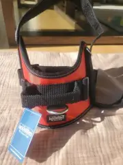 Bark Outfitters Soft Vest Dog Harness Large Red Black Trim Reflective Dog