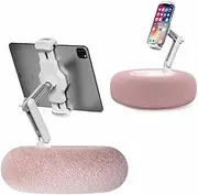 Duvetset Throwpillow stand,Creative Lazy Pillow Mobile Tablet Stand,Mobile Phone Tablet Throw Pillow Bracket Lazy Person Live on Bed Table Top Sofa Cute Mobile Tablet stand（4-12.5 inches）
