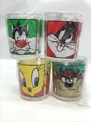 LOONEY TUNES CUPS 1991 ZAK Designs Vintage NEW NOS Sylvester Tweety Bugs Taz