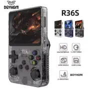 R36S Retro Handheld Video Game Console Linux System 3.5 Inch IPS Screen New