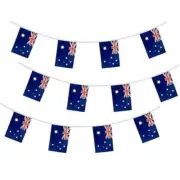 10 Australian Bunting Flags 20x30cm 3M String Banner Australia Aussie Decoration