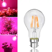 8W A60 E27 B22 COB Non-Dimmable LED Plant Grow Light Bulb for Hydroponics Greenhouse AC85-265V 20658 E27