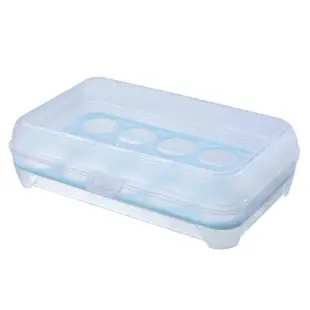 【熊爸爸大廚】日式雞蛋透明收納保鮮盒 15格立式設計(1入)