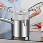 Deep Fryer Pot Multipurpose French Fries Cooker Cooking Supplies Fryer Pan