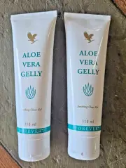 2 Pack - Forever Living Aloe Vera Gelly for All Skin Types 4 Fl. Oz