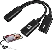 Internal Recording Head for Mobile Phone,Phone Internal Sound Recording Head with Charging Adapter | Noise Cancelling Acoustic Filtering Tool for Movie Narration Travel Home
