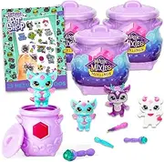 GAME PARTY Magic Mixies Mixlings Party Favors Set - Bundle with 12 Magic Mixies Mixlings Figurines for Girls Plus Magic Wand, Tattoos, More | Magical Mini Figures
