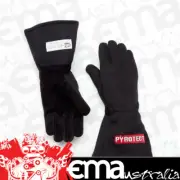 Pyrotect PYG2010000 Two Layer Black Nomex Racing GlOves x-Small SFI 3.5/5