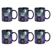 6PK MDI Ceramic Coffee Mug Hot Tea/Milk Cup Drinkware 115x95mm Witches Cauldron