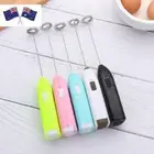 Stainless Steel Coffee Stirrer Cake Blender Egg Beater Electric Milk Frother