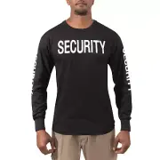 Rothco Long Sleeve Two-Sided Security T-Shirt