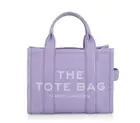 THE MARC JACOBS Traveler Logo Leather Mini Tote Bag Lillac color RARE