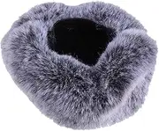ERINGOGO Microphone Furry Windscreen Cover for Changba Noise Reduction Mic Cover Washable Protector for Lavalier Microphones Elastic Fit for Wind Moisture Protection Black Grey Color