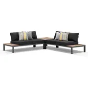 Nova Package B Outdoor Aluminium Modular Corner Lounge - Outdoor Aluminium Lounges