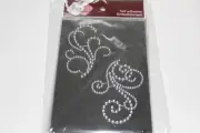 ZVA Creative Self Adhesive Crystals - Symmetrical C Clear Crystals CRW04CB 111