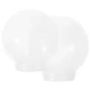 2pcs Ceiling Globe Lamp Shade Acrylic Shade For Pendant Light Replacement