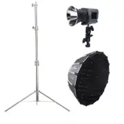 Aputure Amaran 60x S 65W 2700-6500k LED Video Light + Light Dome mini III +Stand