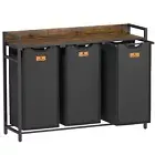 SZHLUX Laundry Hamper, Laundry Basket with Classification Labels and 3 Pull-O...