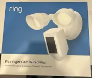 Ring Floodlight Cam Plus Outdoor Wired 1080p Surveillance Camera