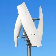 Low Speed 3 Blades Wind Turbine Kit Windmill Generator 5kw/9kw Permanent Magnetic Levitation Vertical Axis Wind Power Generator with Controller for Home Use,5000W-48V
