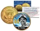 REGGIE JACKSON ** Baseball Legends ** JFK Half Dollar 24K Gold Plated U.S. Coin