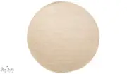 Darcy Natural Off-White Felted Wool Round Rug
