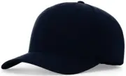 Richardson Navy R653 Pulse Flex-Fit 2 3/4" 8-Stitch Umpire Base Hat | N653