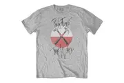 Pink Floyd Unisex Adult The Wall Faded Hammer Logo T-Shirt (Grey) - UTRO2148