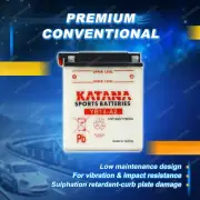 Katana Sports Battery - 12 Volts 175CCA 14Ah for Kawasaki Mule 550