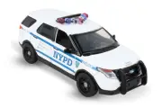 NYPD FORD POLICE INTERCEPTOR 1/43 DIECAST CAR DARON NY71400