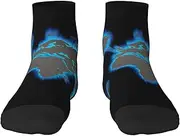 [EdWal] World Map print Men's Moisture Control Crew Socks Socks For Men and Women Gifts For Golf, Hunting, Camping