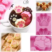 Paw Print Silicone Mold Chocolate Cookie Mould Jelly Ice Cube Baking Decor AU