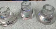 Set/3 Ikea Hagberg Crystal Glass Candle Holders Votive/Tea Lights New With Tags!