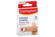 Elastoplast Flexible Fabric Finger Strips 16PK