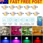 10X 5W LED RGBWWCW Dimmable Downlight Bluetooth Recessed Ceiling Light 100-240V